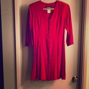Red dress mini